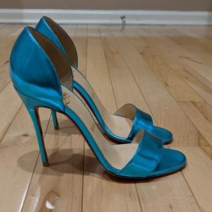 Metallic Blue Christian Louboutin